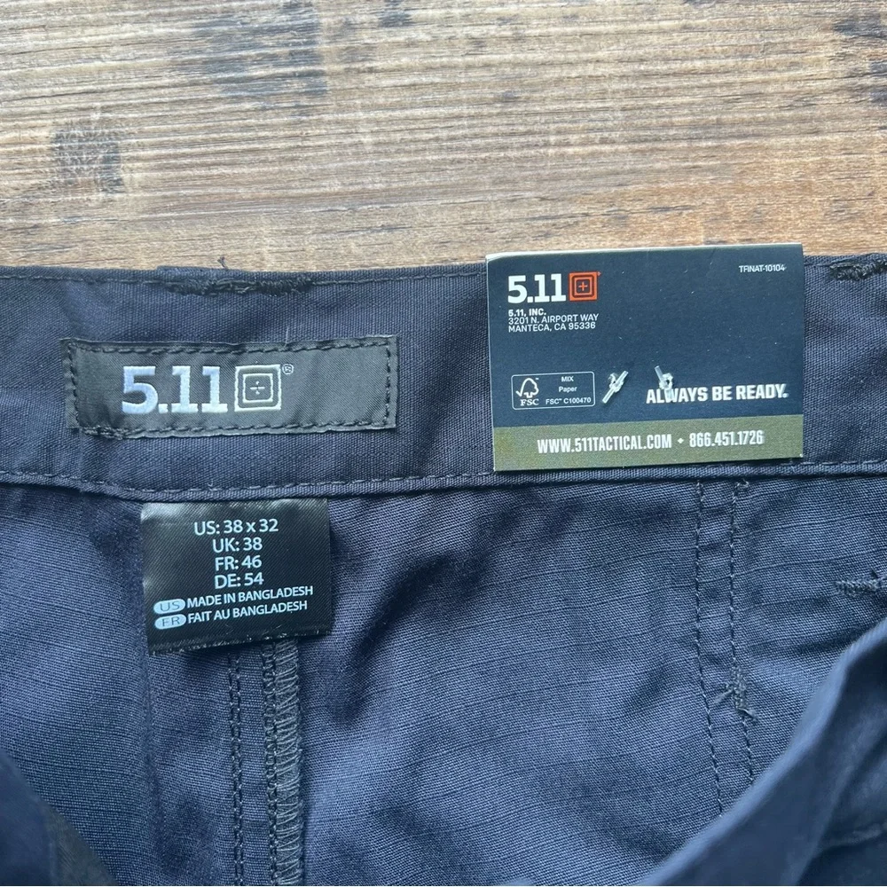 5.11 Tactical Taclite Pro Pant 74273 - Navy Mens Size 38x32 - Picture 5 of 7